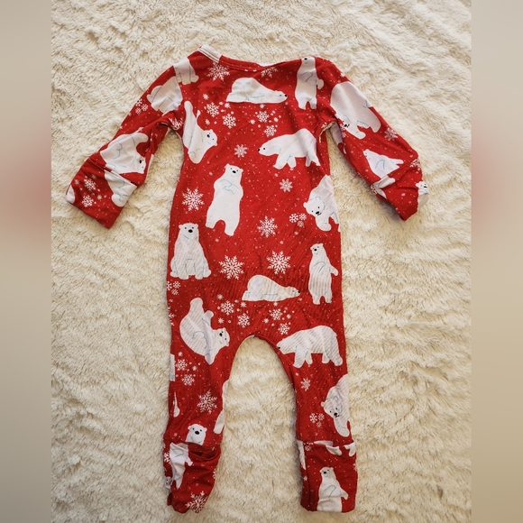 Ready Set Romper Front Opening Long Sleeve Romper in Polar Pals 2.0 - Picture 3 of 4